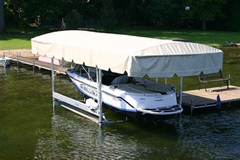 How to Properly Care for Your Boat Lift Canopy Fabric - Boat Lift and Canopy