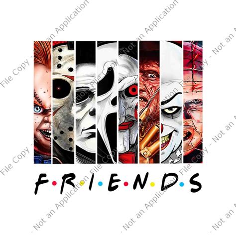 Horror Friends Scary Movies Halloween Png, Horror Friends Halloween Png, Friend Movies Halloween ...