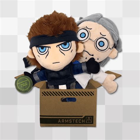 Metal Gear Solid - Snake and Otacon Plush Set - Fangamer