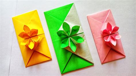 Origami Envelope Using Square Paper