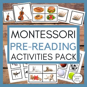 30+ Pages MONTESSORI Language Pre-Reading Materials | TpT