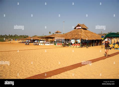 Beach Shacks, Calangute Beach, Goa, India Stock Photo - Alamy