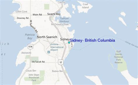 Sidney, British Columbia Tide Station Location Guide