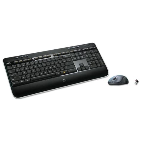 Logitech MK520 Wireless Keyboard + Mouse Combo, 2.4 GHz Frequency/30 ft Wireless Range, Black ...