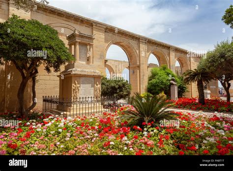 Upper Barrakka Gardens, Valletta, Malta Stock Photo - Alamy