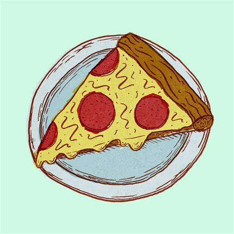 Pizza Drawing Images at GetDrawings.com | Free for personal use Pizza ...