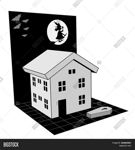 Halloween House Coffin Image & Photo (Free Trial) | Bigstock