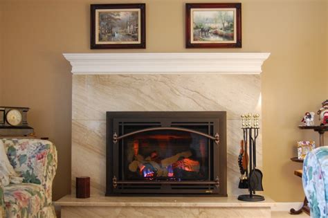 Diano Reale marble fireplace surround and hearth - Family Room - New York - by Rocky Mountain ...