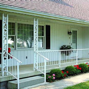 Decorative Iron Porch Columns | Shelly Lighting