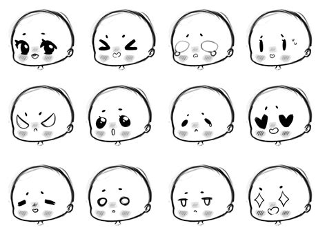 Chibi Face Expressions