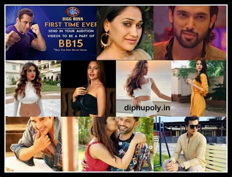 (Final) Bigg Boss 15 Contestants List 2021 with Photos Celebrities / Commoners