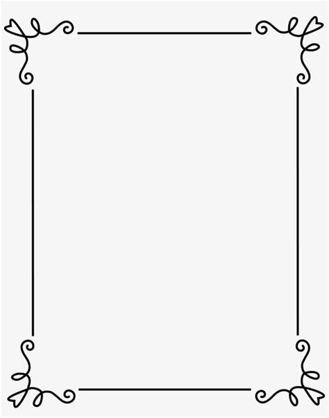 Borders Black And White Clipart