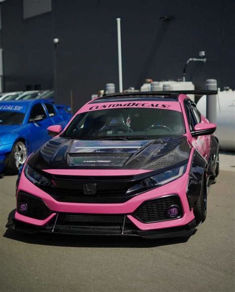 Pink Honda Civic Hatchback | Dream Car Vibes