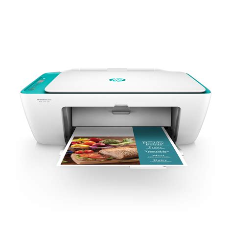 HP DeskJet 2640 All-in-One Wireless Color Inkjet Printer (White/Teal) - Instant Ink Ready ...