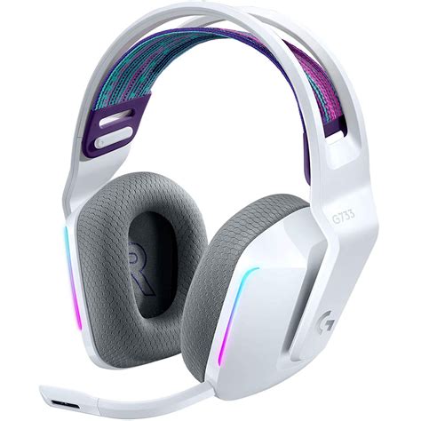 Buy Logitech G733 Lightspeed Wireless RGB Gaming Headset White [981-000886] | PC Case Gear Australia