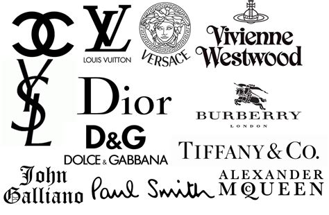 Designer label logos | Fashion logo branding, Clothing brand logos, Clothing logo design