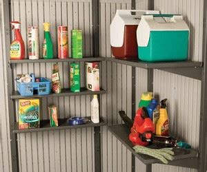 Lifetime Shed Accessories 5 Pack 10 x 30 In Shelves for 11'