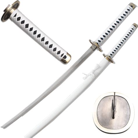 One Piece Roronoa Zoro's Wado Ichimonji Sword Steel All White Anime Katana Kuina - Edge Import