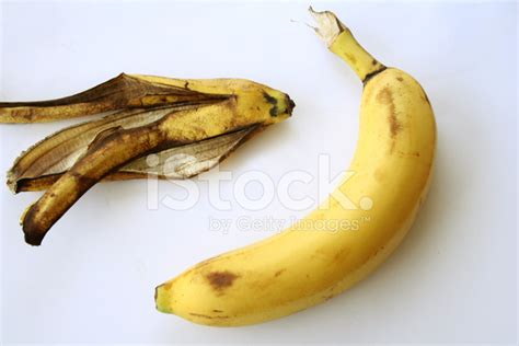 Isolated Banana & Peel Stock Photo | Royalty-Free | FreeImages