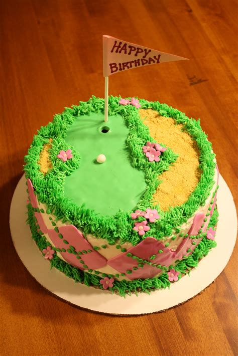 Sue's Sweet Creations: Golf Theme Birthday Cake