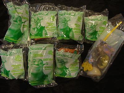 SHREK 2 complete set of 8 Burger King NIP | #537100241