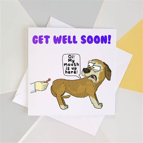 Funny Get Well Soon Card By Giddings Gifts | notonthehighstreet.com