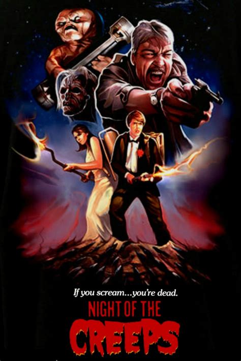 Night Of The Creeps Horror Movie Poster | Movie artwork, Horror movies, Horror movie art