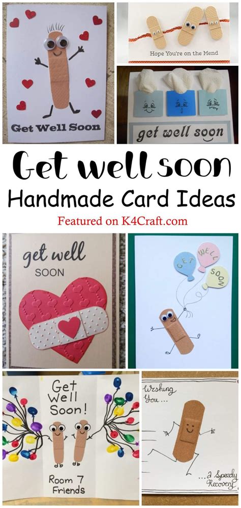 Beautiful DIY "Get Well Soon" Card Ideas - K4 Craft