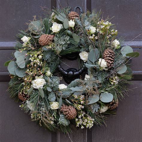 Wild Hedgerow Festive Door Wreath By The Flower Studio ...