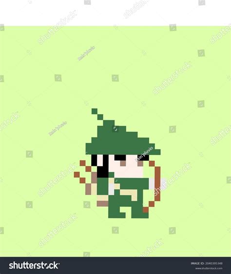 Archer Pixel Art Game Asset Stock Vector (Royalty Free) 2040395348 | Shutterstock