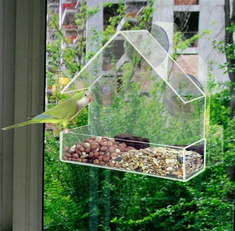 Clear Window Squirrel Proof Bird Feeder Window bird feeders-in Feeding & Watering Supplies from ...