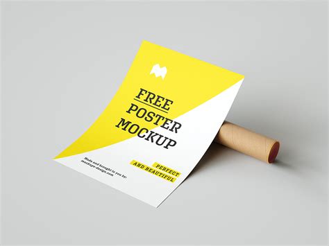 Modern Poster – Free PSD Mockup – FreeMockup.net