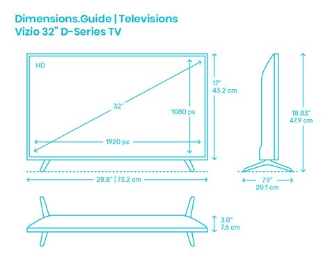 55 Inch Tv Dimensions Chart