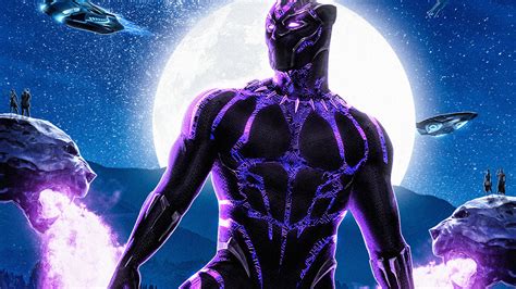 1920x1080 Black Panther Movie 2018 Artwork Laptop Full HD 1080P HD 4k Wallpapers, Images ...