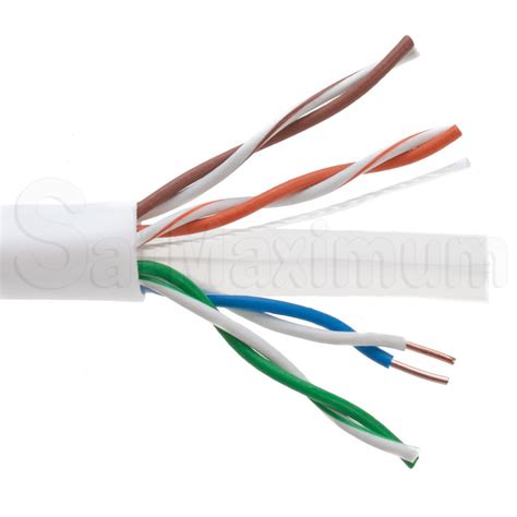 1000ft White Cat6 Ethernet Cable