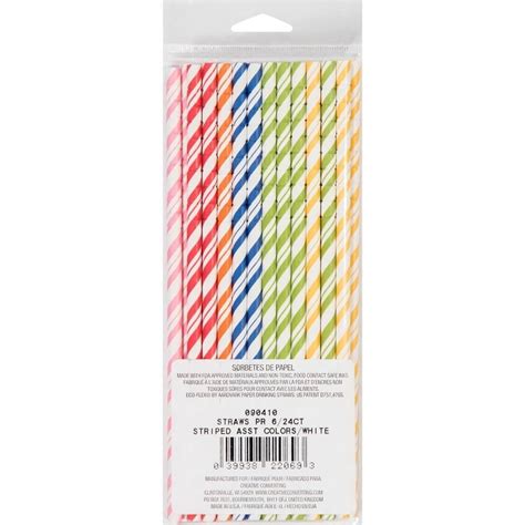 Deluxe Dinnerware | Colored Paper Straws - Assorted Colors