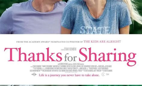 Thanks For Sharing Movie Review (2013) - Rating, Cast & Crew With Synopsis