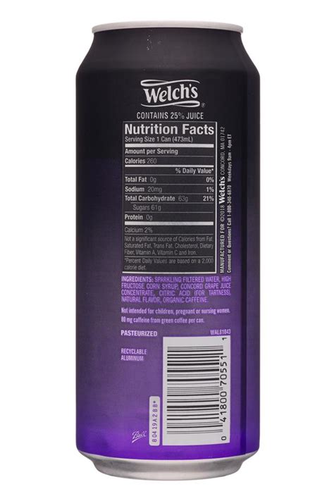 Grape + Energy | Welch's Sparkling Soda | BevNET.com Product Review ...