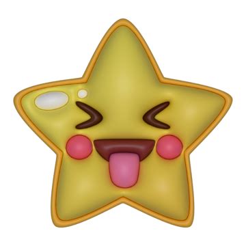 3d Star Emoji Icon Clipart, Star, Star Emoji, Star Icon PNG and Vector with Transparent ...