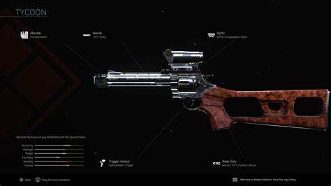 Tycoon | COD Warzone and Modern Warfare Weapon Blueprint | Call of Duty