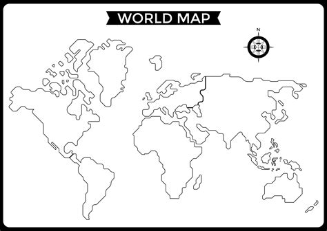 Free Printable World Map Worksheet Activities ESL Vault, 50% OFF