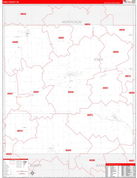 Maps of Ionia County Michigan - marketmaps.com