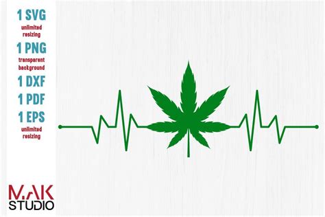 Marijuana heartbeat svg, Marijuana svg, Cannabis leaf svg, Pot weed svg ...