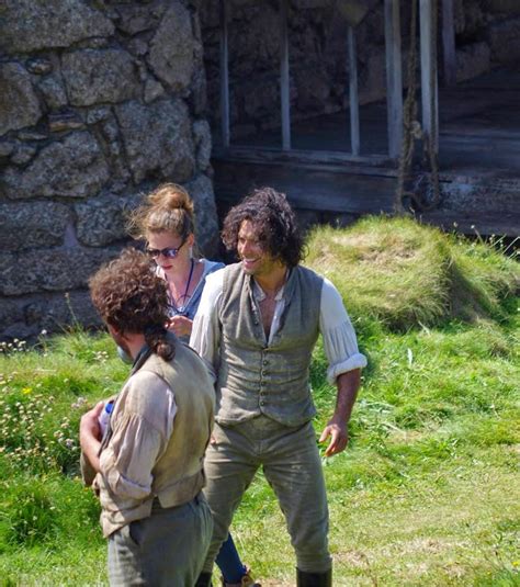 Poldarked: Pictures from Filming 'Poldark' at Botallack