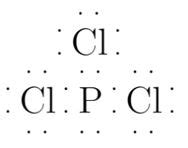 What is the Lewis dot structure for PCl3? | Homework.Study.com