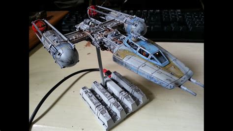 Star Wars - Bandai 1/72 Y-Wing Starfighter - YouTube