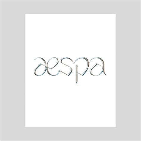 Aespa logo, an art print by Matthew VincentMancuso - INPRNT