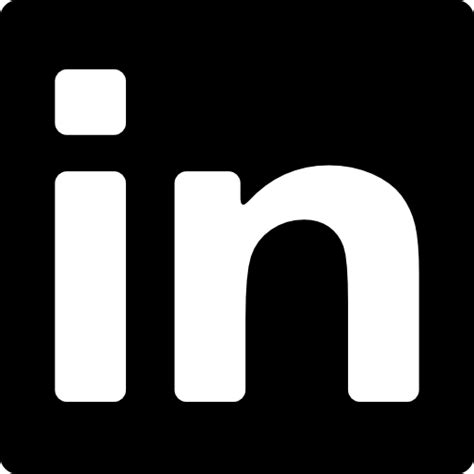 Linkedin logo white - pleneo