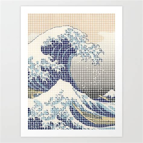 The Great Wave Art Print by Georgia Dixon | Society6