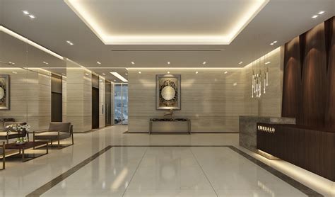 CONTEMPORARY INTERIOR DESIGN FOR ENTRANCE LOBBY :: Behance